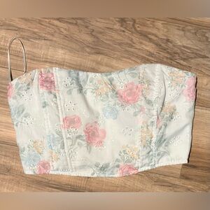 Altar'd State Floral Embroidered Top